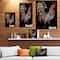 Designart - Vintage rooster - of Farmhouse Animals of Painting Print on Wrapped Canvas